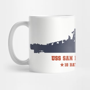 USS San Diego (CL-53) - US Naval Vessel Mug